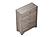 F5579 Wood 5-Drawer Chest Grayish Brown by Poundex