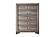 F5579 Wood 5-Drawer Chest Grayish Brown by Poundex