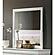 F5582 Wooden Frame Mirror White by Poundex