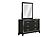 F5603 Wood 6-Drawer Dresser Black by Poundex