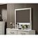 F5607 Wooden Frame Mirror Antique White by Poundex