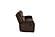 F6711 Padded Suede Reclining Loveseat Chocolate by Poundex