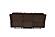 F6712 Padded Suede Reclining Sofa Chocolate by Poundex
