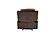 F6713 Padded Suede Rocker Reclining Chair Chocolate by Poundex