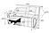F6749 Bonded Leather Reclining Loveseat Black by Poundex