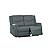 F8108 Fabric Loveseat Dark Gray by Poundex