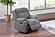 F8121 Fabric Reclining Chair Smoke by Poundex