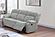 F8126 Fabric Reclining Sofa Smoke by Poundex
