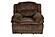 F8134 Fabric Glider Reclining Chair Chocolate by Poundex
