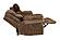 F8136 Fabric Reclining Sofa Light Gray by Poundex