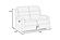 F8137 Fabric Reclining Loveseat Dark Gray by Poundex