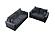 F8314 Fabric 2-Piece Sofa Set Dark Gray by Poundex