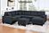 F8373 Fabric 5-Piece Sectional Sofa Set Slate Black by Poundex