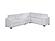 F8466 Fabric 4-Piece Sectional Sofa Set Milk by Poundex