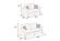 F8499 Fabric 2-Piece Sofa Set Ivory by Poundex
