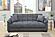 F8500 Microfiber Convertible Sofa Gray by Poundex