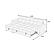 F8535 Polyfiber Convertible Sectional Sofa Set Charcoal by Poundex