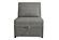 F8545 Fabric Convertible Sofa w/1 Accent Pillow Smoke by Poundex