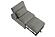 F8545 Fabric Convertible Sofa w/1 Accent Pillow Smoke by Poundex