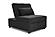 F8549 Sherpa Fabric Convertible Sofa w/Pull-Out Bed Black by Poundex
