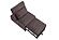 F8550 Fabric Convertible Sofa w/Pull-Out Bed Chocolate by Poundex