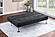 F8588 Polyfiber Convertible Sofa w/Usb Port Black by Poundex