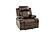 F86401 Gel Leatherette Power Reclining Chair Brown by Poundex