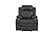 F86404 Gel Leatherette Power Reclining Chair Charcoal by Poundex