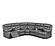 F86611 Gel Leatherette 3-Piece Sectional Sofa Set Gray by Poundex