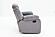 F8794 Velvet Reclining Chair Dark Gray by Poundex