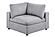 F8894 Fabric Corner Sofa Light Gray by Poundex