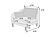 F8974 Morgan Fabric Right Arm Facing/Left Arm Facing One Arm Chair Mineral by Poundex