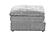 F8979 Morgan Fabric Ottoman Granite by Poundex