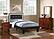 F9376T Faux Leather Upholstered Twin Bed Black/Espresso by Poundex