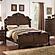 F9385EK Wood Eastern King Bed Antique Cherry by Poundex