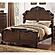 F9385EK Wood Eastern King Bed Antique Cherry by Poundex