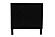 F9415T Faux Leather Upholstered Twin Bed Black/Espresso by Poundex