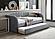 F9465 Velvet Day Bed Gray by Poundex