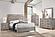 F9543CK Wood California King Bed Gray by Poundex