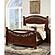F9584Q Wood Queen Bed Dark Cherry by Poundex