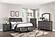 F9616Q Wood Queen Bed Antique Gray Oak by Poundex
