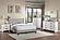 F9624Q Fabric Upholstered Queen Bed Light Brown by Poundex