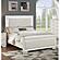 F9642Q Wood Queen Bed Ivory by Poundex