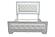 F9643Q Wood Queen Bed Ivory by Poundex