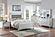 F9644EK Wood Eastern King Bed Silver by Poundex
