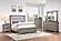 F9646EK Wood Eastern King Bed Light Brown by Poundex