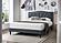 F9654F Fabric Upholstered Full Bed Charcoal by Poundex