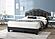 F9662F Fabric Upholstered Full Bed Charcoal by Poundex