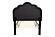 F9662T Fabric Upholstered Twin Bed Charcoal by Poundex