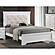 F9665Q Wood Queen Bed w/Led White by Poundex
